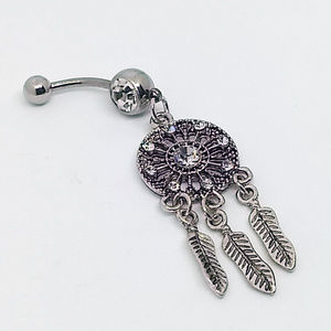 Jewelry - NAVEL RING - DREAMCATCHER Cute Rhinestone Jewelry Jewelry - NAVEL RING - DREAMCATCHER Cute Rhinestone Jewelry